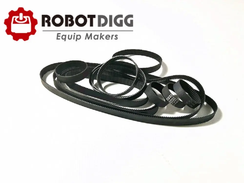 

RobotDigg Free shipping GT2 Timing Belt width 9mm closed-loop endless 128mm length