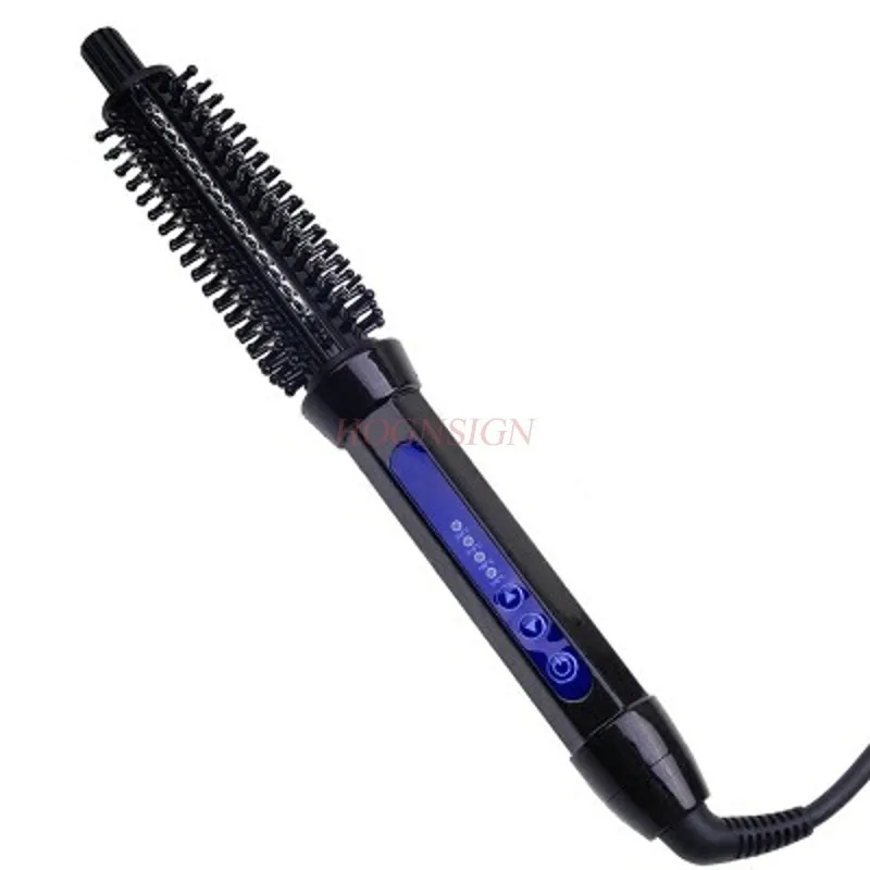 Anti-scalding Ceramic Electric Hair Comb Does Not Hurt Straight Round Bar Dual-use Men's Buckle Short Hair Pear Head Perm Sale