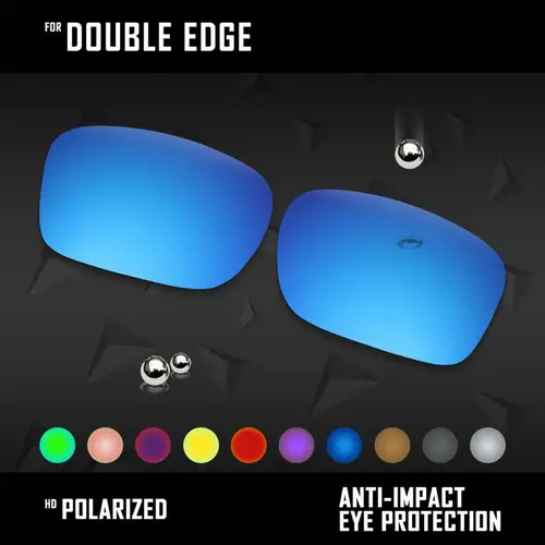 Imagen 1 del producto Reemplazos de lentes OOWLIT para gafas de sol Oakley Double Edge OO9380 polarizadas - Multi colores