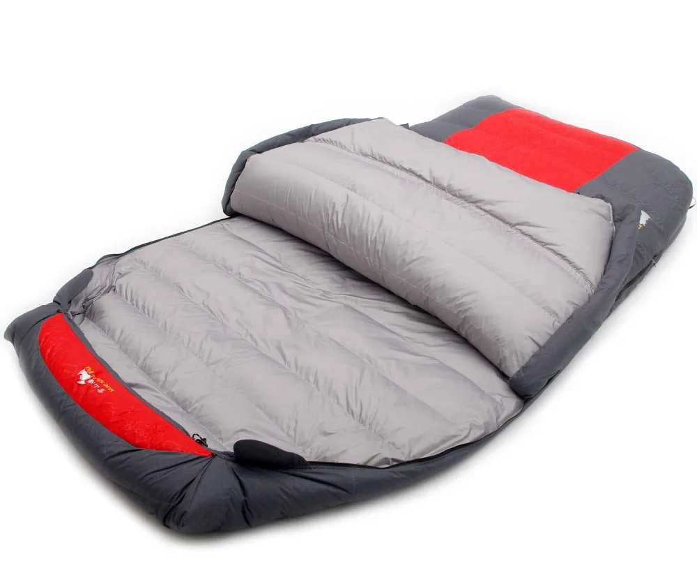 Xueshanfu-Duck Down Filling Sleeping Bag, Professional, Warmth, Waterproof, Comfortable, 2 Person, 4500G, 5000g