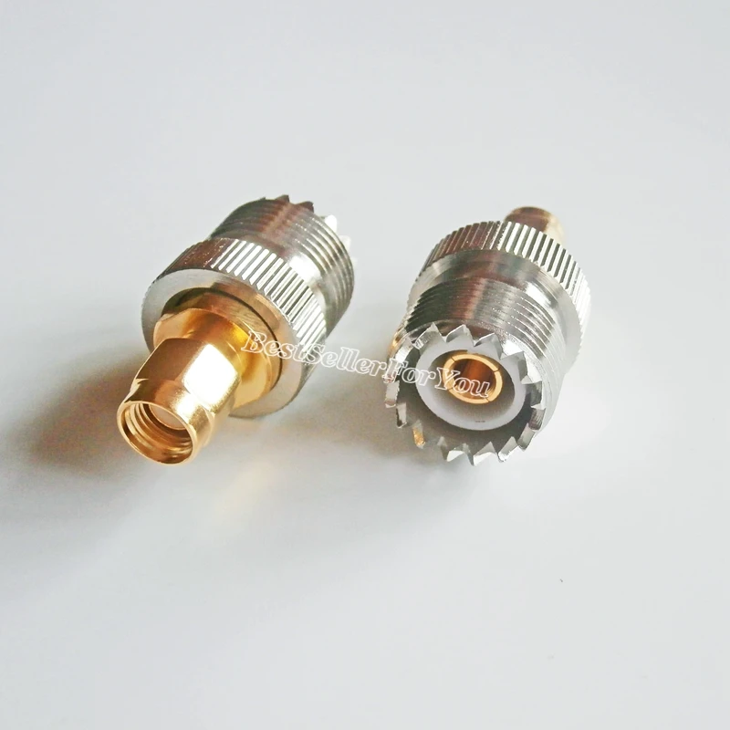 

1Pcs RP SMA Male RPSMA Plug to UHF Male PL-259 PL259 Jumper RF adapter connector Radio