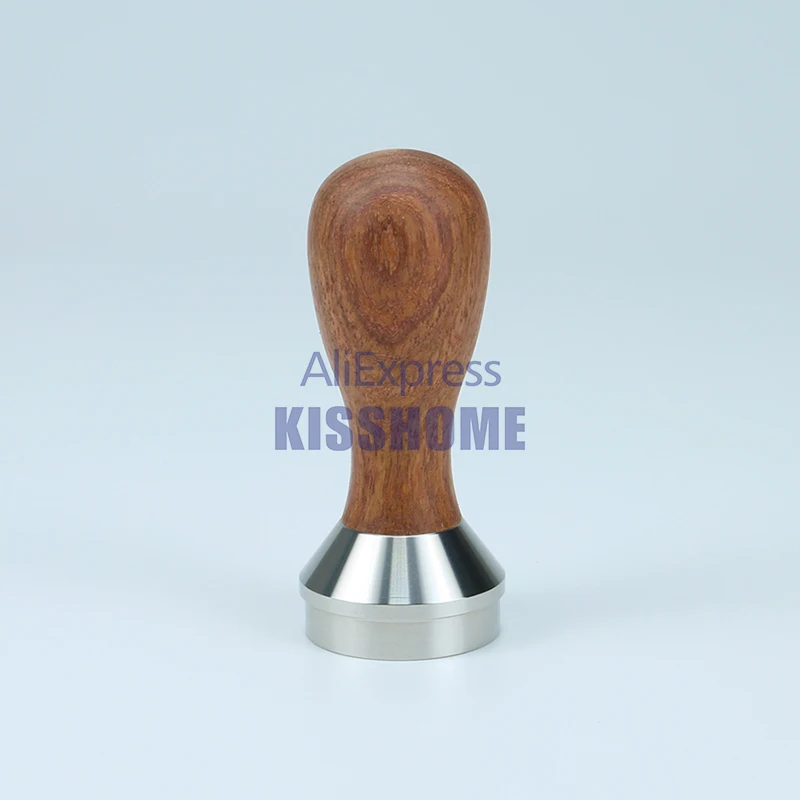 Mini Dalbergia Odorifera Wooden Tamper For Kamira Espresso Maker Powder Hammer 32.8mm Stainless Steel Base Coffee Accessories - Image 2