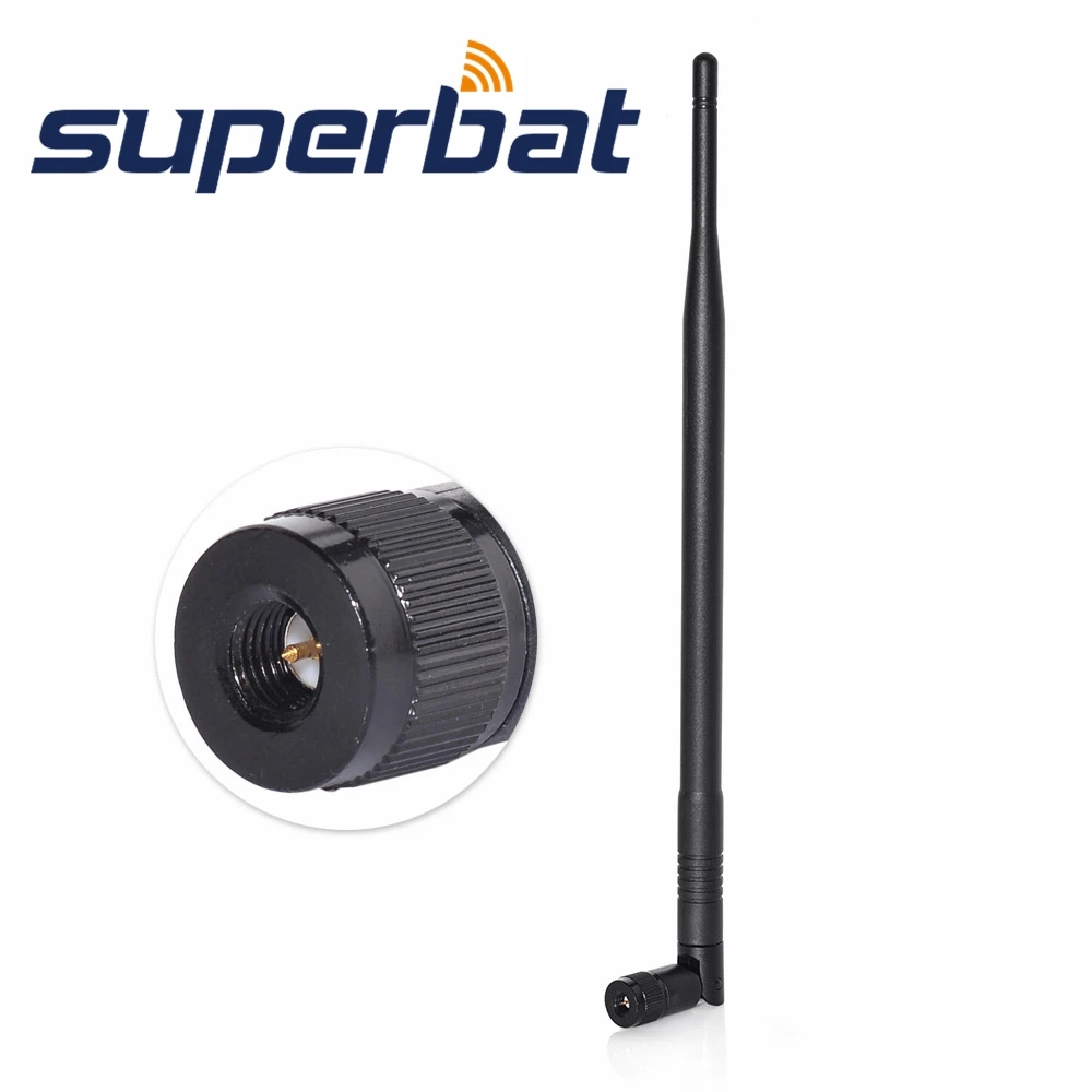 Superbat 5dbi Custom 700MHz Rubber Duck Antenna with SMA Male Connector Omnidirectional Dipole Tilt-Swirel Cellular Phone