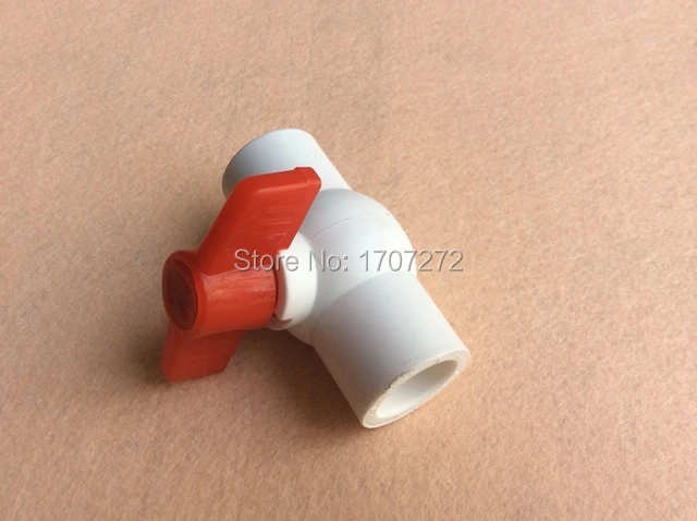 

Free shipping Color white Quality Enviromental Friendly PPR ball valve in Size DN25 for Irrigation water pipeline