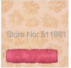 

7'' NCCTEC soft Liquid wallpaper flower mould FREE shipping 180mm cylinder flower mould embossed mould liquid wallpaper mould