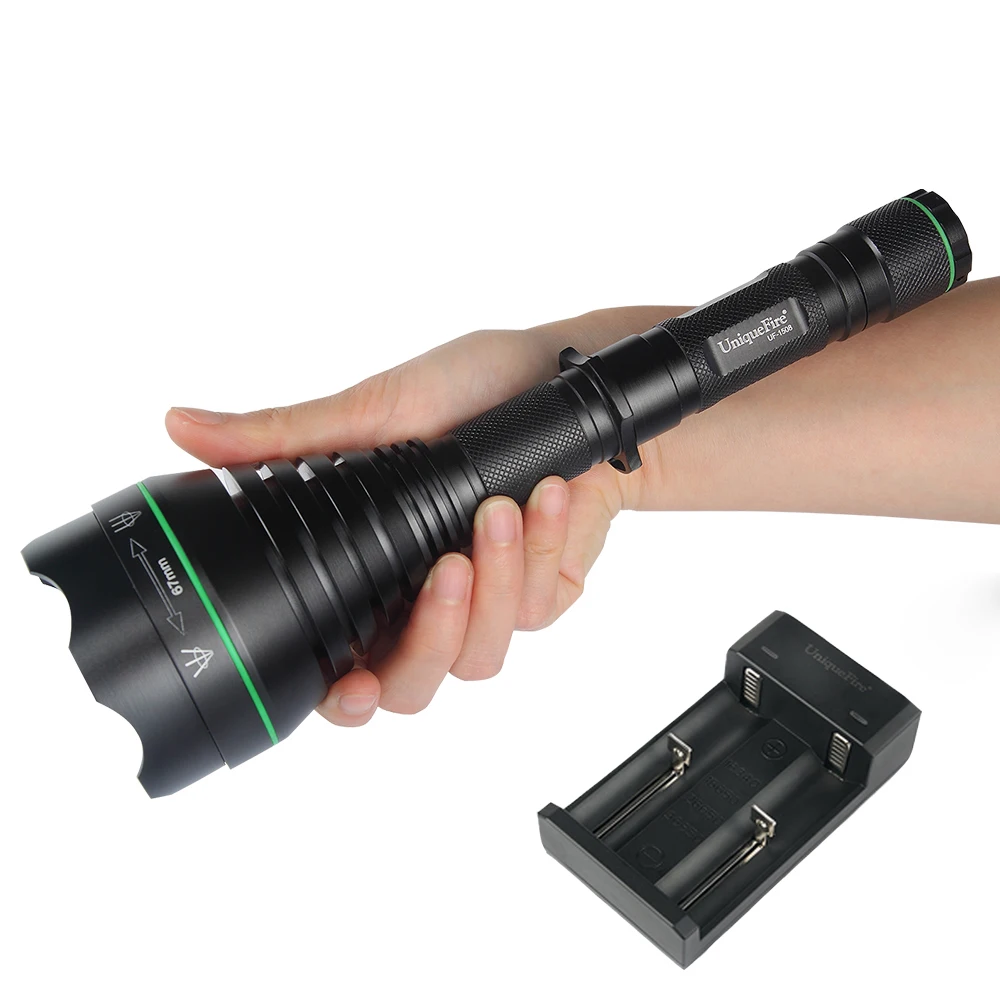 

UniqueFire New Night Hunting LED Flashlight UF-1508 T67 IR850nm Focusable Infrared Illuminated Torch Lamp+ Charger