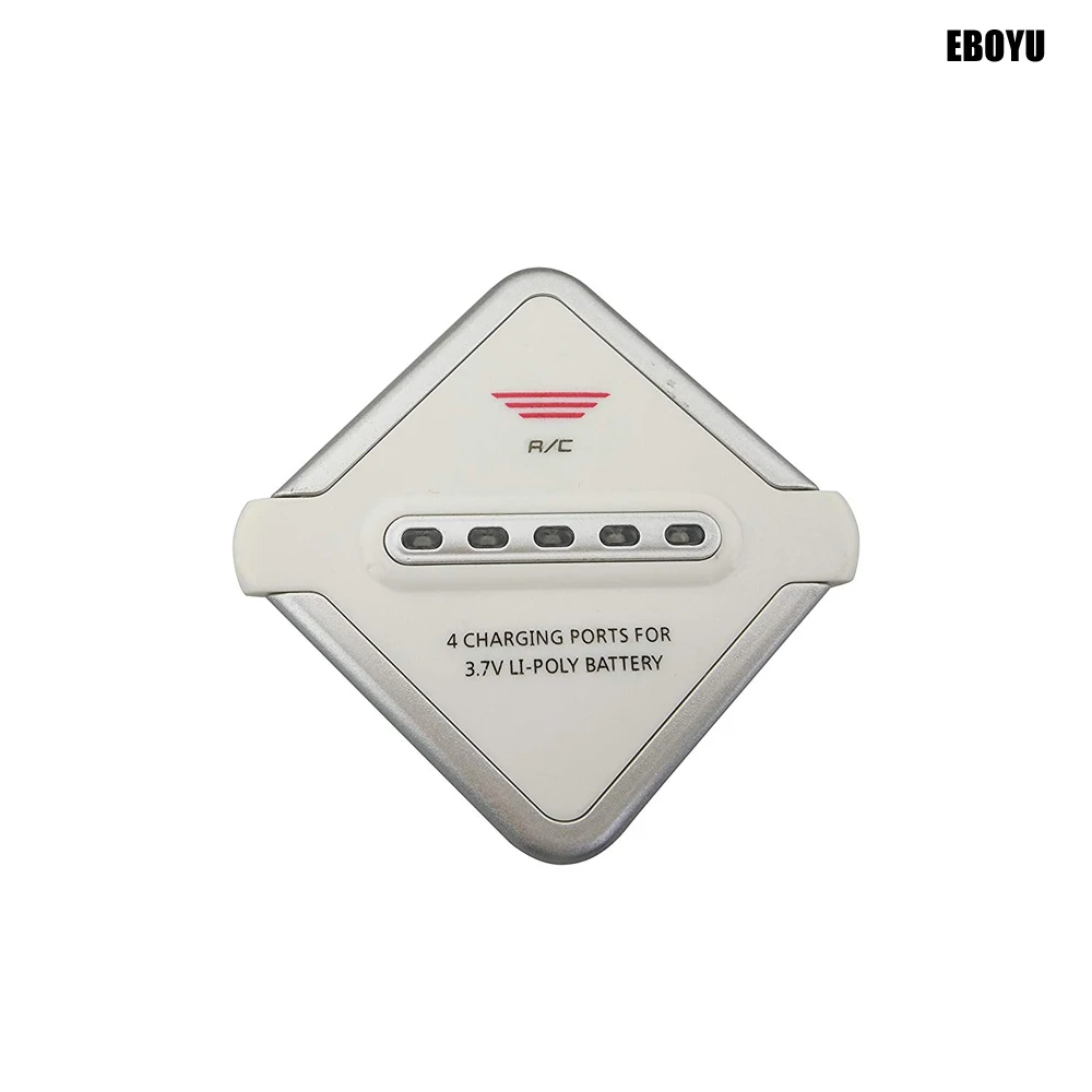 EBOYU 3.7V Lipo Battery 1 to 4 Balance Charger JST Connector for SYMA X56 X56W X54HW U818A H12C F181 8807W X8TW X300 X400 X800