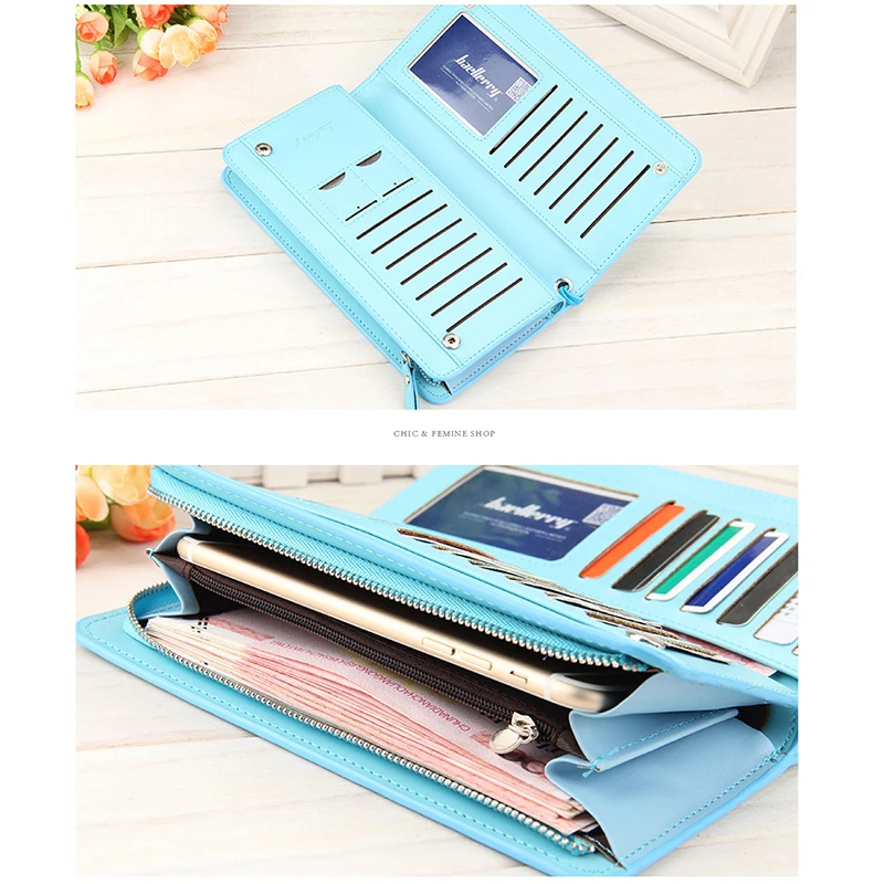 Fashion Women Wallet Zipper Top Quality Female Wallet Purse Multifunction Women's Purse Card Holder Money Bag Long Wallet