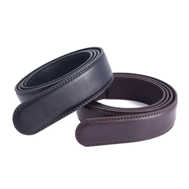 

Men's no Buckle Belt Body Strap Without Buckle Belts Men Good Quality Male Belts Automatic pu Belt For Men 3.5cm