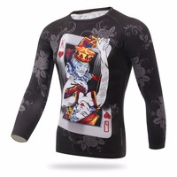 Poker XINTOWN Winter Thermal Fleece Men's Bike Bicycle Long Jersey Riding Fitness Cycling Long Sleeve T-Shirt