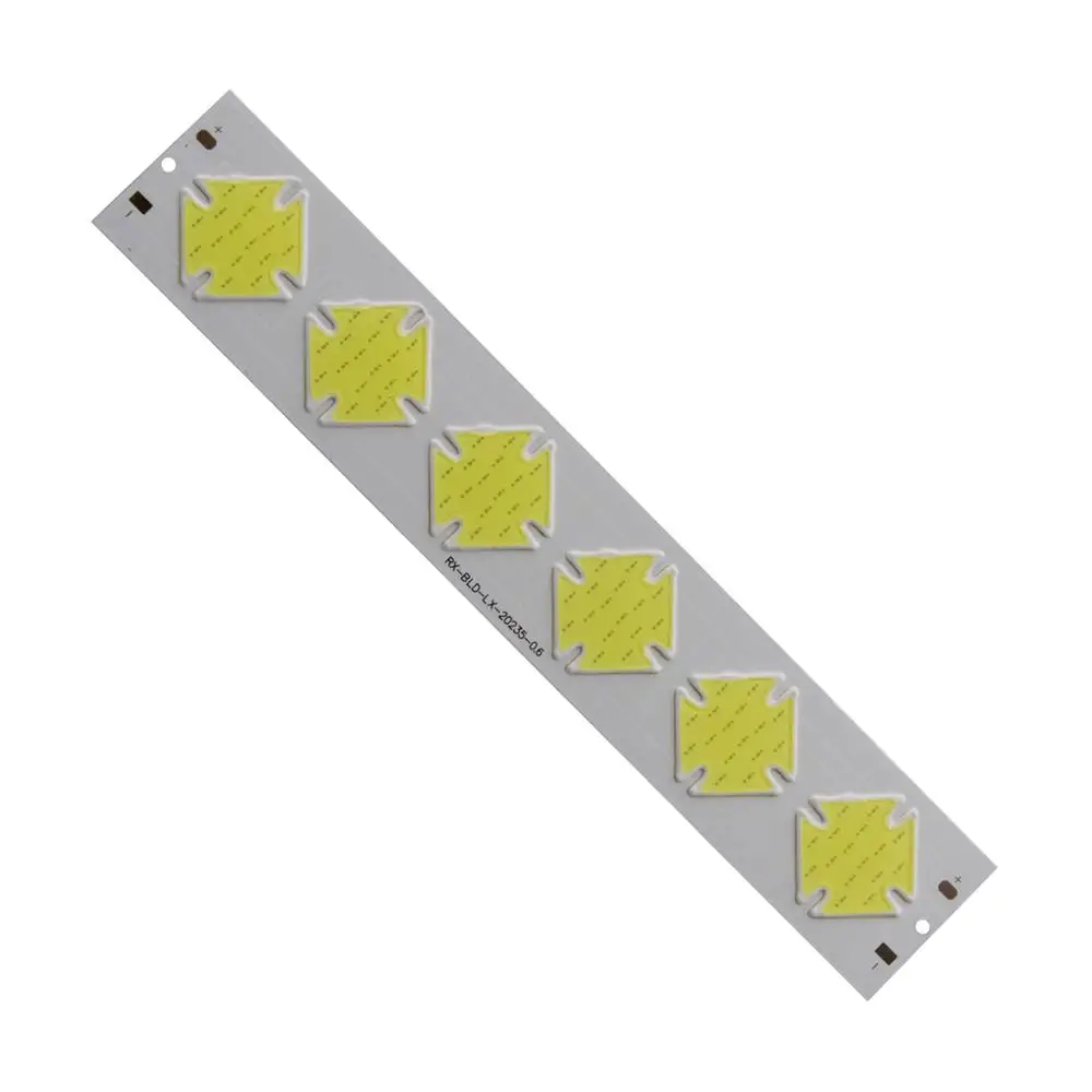 NEW 10PCS 12V 202x35mm Linear Led Strip 6w Lamp Light Cold White for Auto Bulb Cob Chip Bar Source