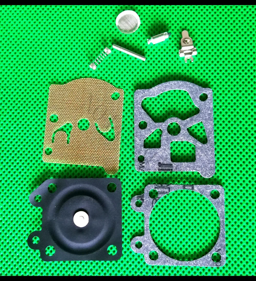 200 SETS Chainsaw 5200 5800 Carburetor Diaphragm Gasket Repair Kit w/Screw Pin for 38/45/52/58 Carb Rebuild Chainsaw Parts