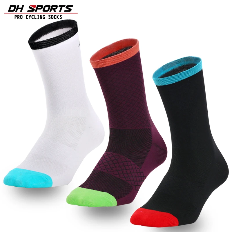 

5 Pairs Sports Profession Cycling Socks D10 Deodorant Men Women Road Bicycle Brand Thin Racing Bike Compression Long Sockken