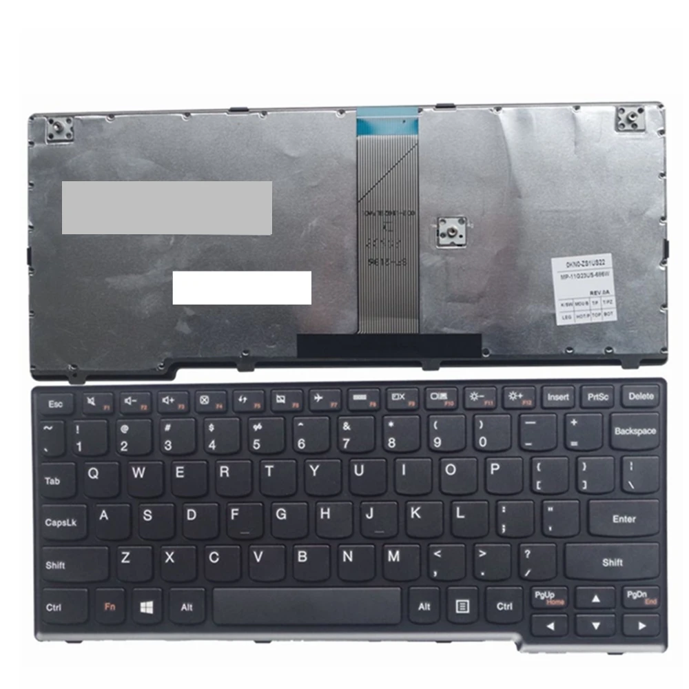 

US Black New English Replace laptop keyboard For Lenovo S206 S200 S206Z