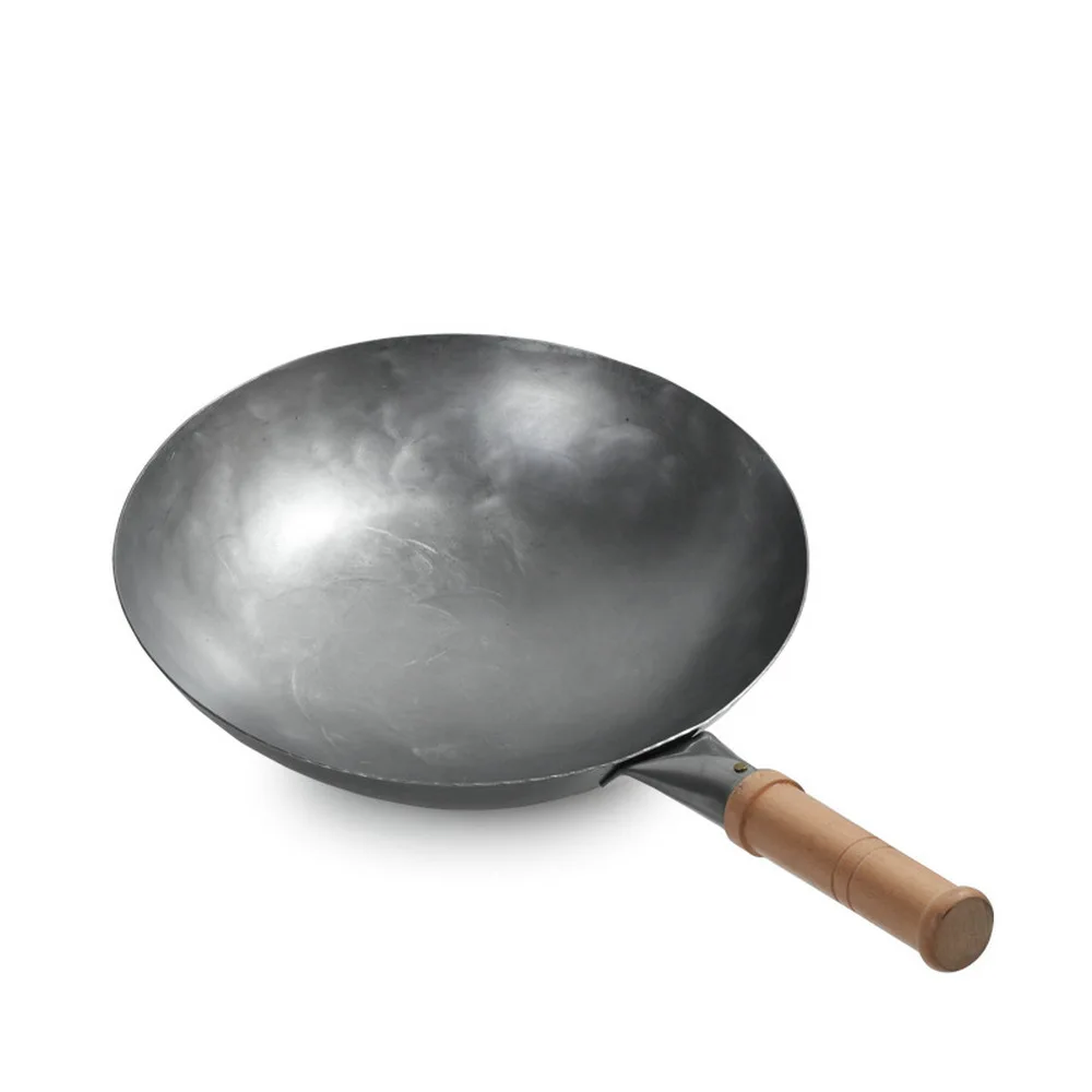 

Non-coating Woks For Kitchen Pot Old Fashioned Traditional Iron Woks Iron Pan Gas Cooker Cookware