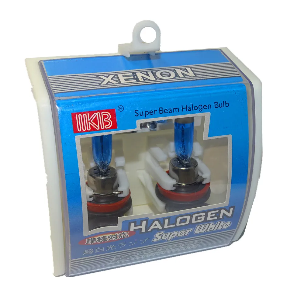 2Pcs H11 12V 55W Super Whiteหลอดไฟฮาโลเจนไฟหน้ารถอัตโนมัติหลอดไฟหลอดไฟการจัดหาXenon HID 6000K