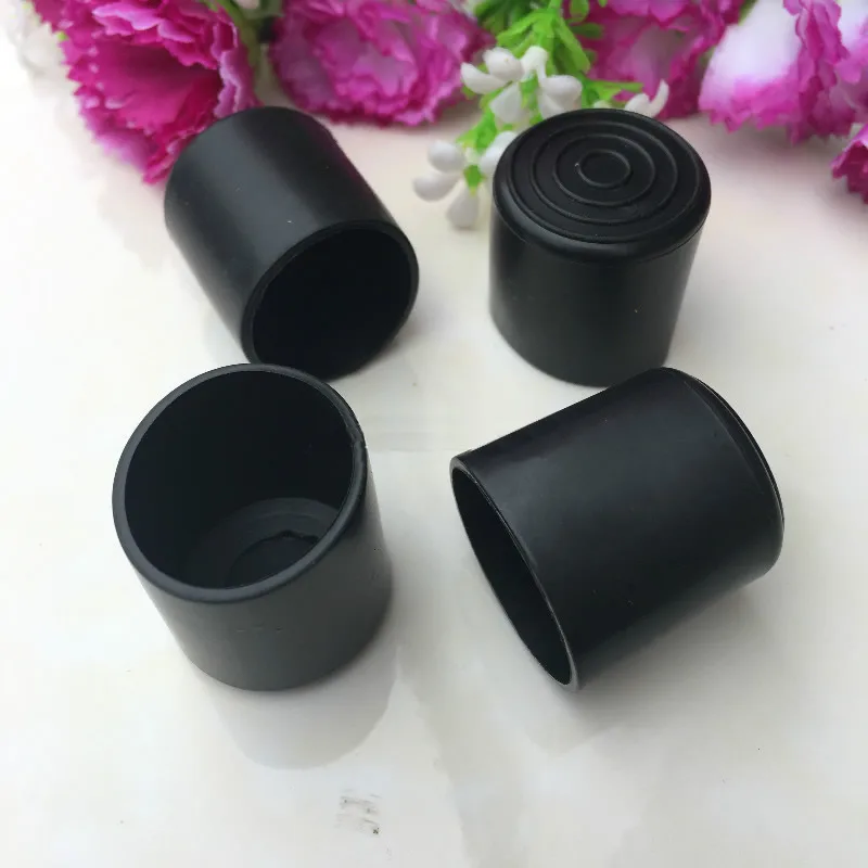 PVC soft rubber, rubber, round tube foot cover, stainless steel tube jacket, non-slip, round table and chair cover