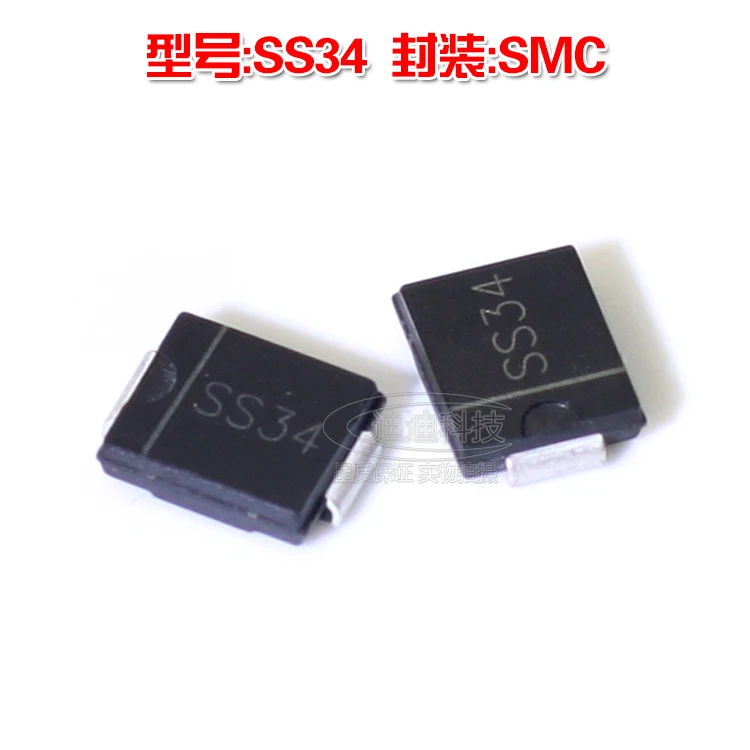 New SS34 SMC SMD Schottky Diode 1N5822 Type C 3A 40V DO-214AB