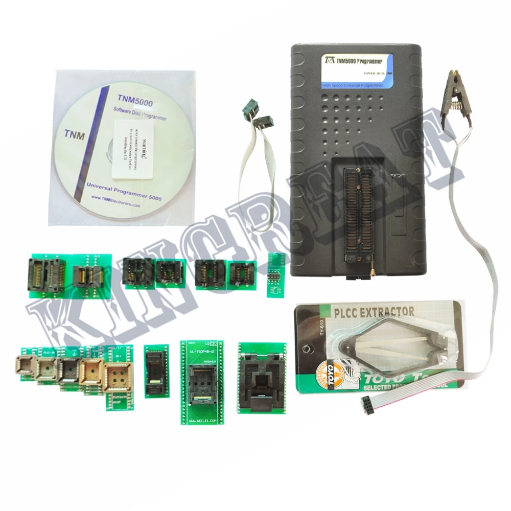 

TNM5000 ISP Programmer recorder+15pcs IC adapters,Laptop/Notebook IO Programmer,Support Flash Memory,EEPROM,Microcontroller,PLD