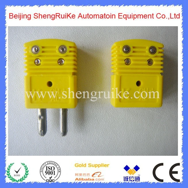 Standard Thermocouple plug color yellow