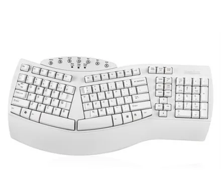 Perixx PERIBOARD-512 Ergonomic Split Keyboard Wired USB Ergonomic Design Recommended with Repetitive Strain Injuries RSI User