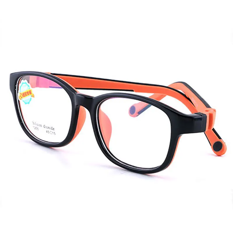 1255 Kids Eyeglasses Frame Flexible Quality Child Glasses for Boys And Girls Protection And Vision Correction