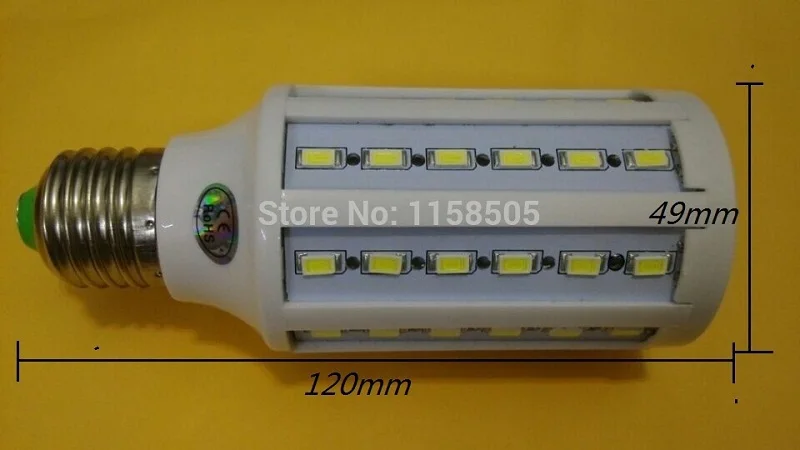 Lampada luz Dimming 4pcs/lot 15W LED Corn Light E27 E14 led bulb lamp 54 epistar LED SMD 5730 Chip 110V/220V Warm White/White