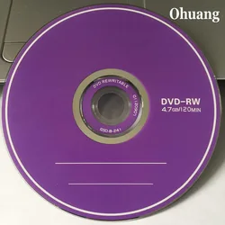 Wholesale 5 discs Grade A X4 4.7 GB Blank Printed DVD RW Disc