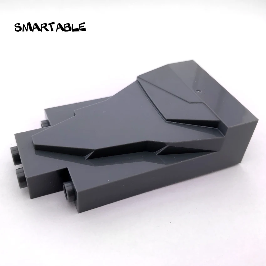 Smartable MOC 2x4x6 piezas de bloques de pared de montaña de piedra juguetes creativos compatibles 54782/47847 10 unids/lote