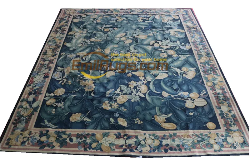 

hand woven wool carpet french aubusson rugs in 244CMX305CM 8'X 10' Beige big side beige 9 8x10 (1)gc168aubyg4