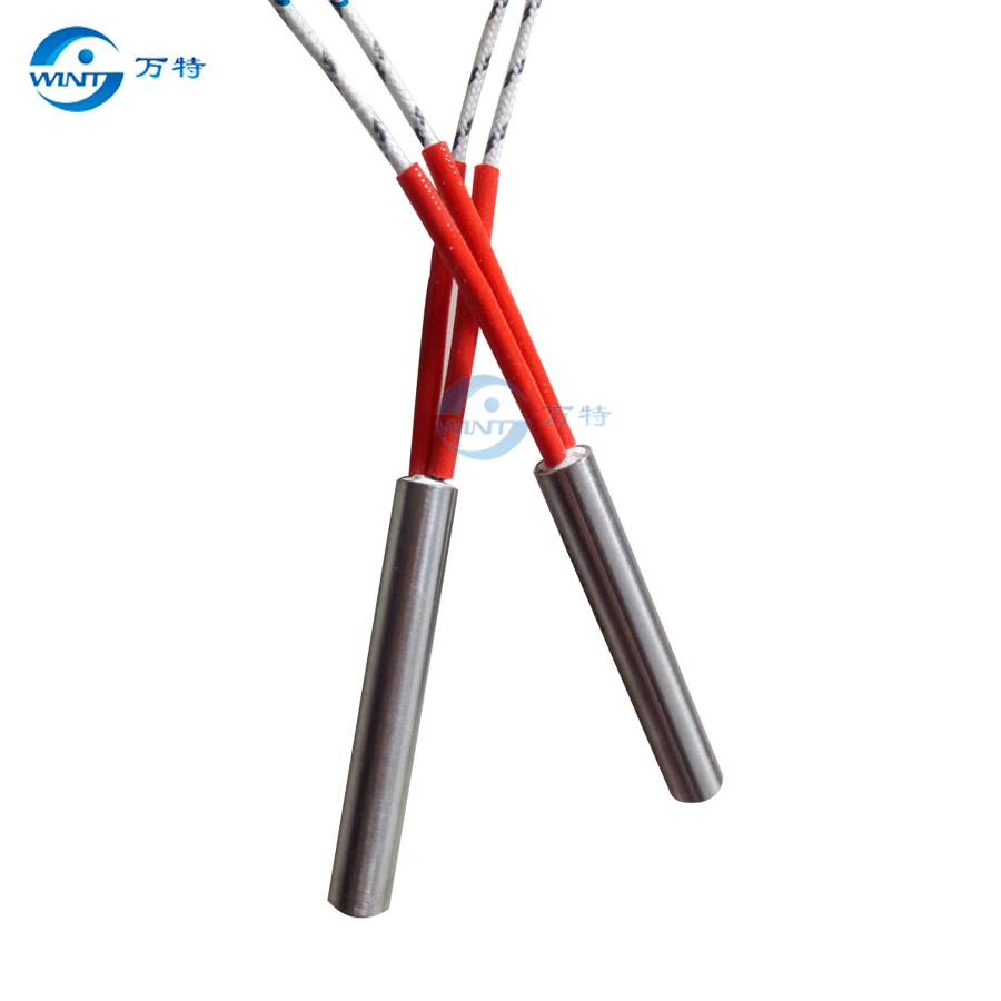 Free shipping 10*220mm Heater Length AC 230V 350W Electric Cartridge Heater Heating Element 5pcs