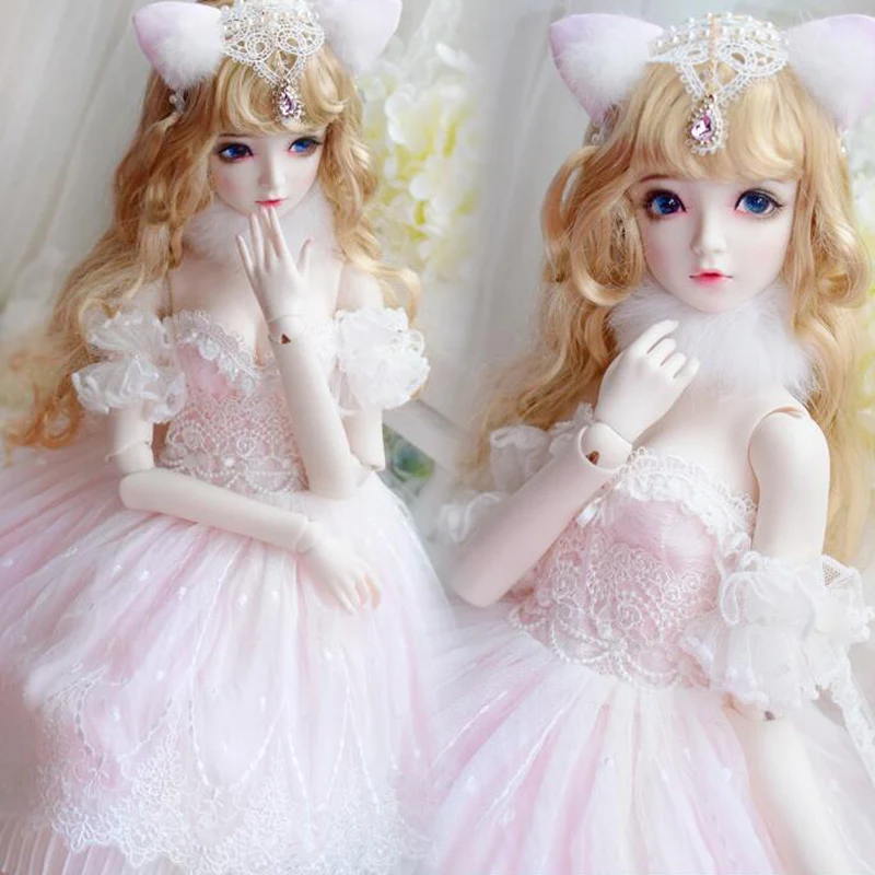 

NEW Pink/Blue Long skirt Dress Western style clothes 1/3 1/4 BJD SD MSD Doll Clothes