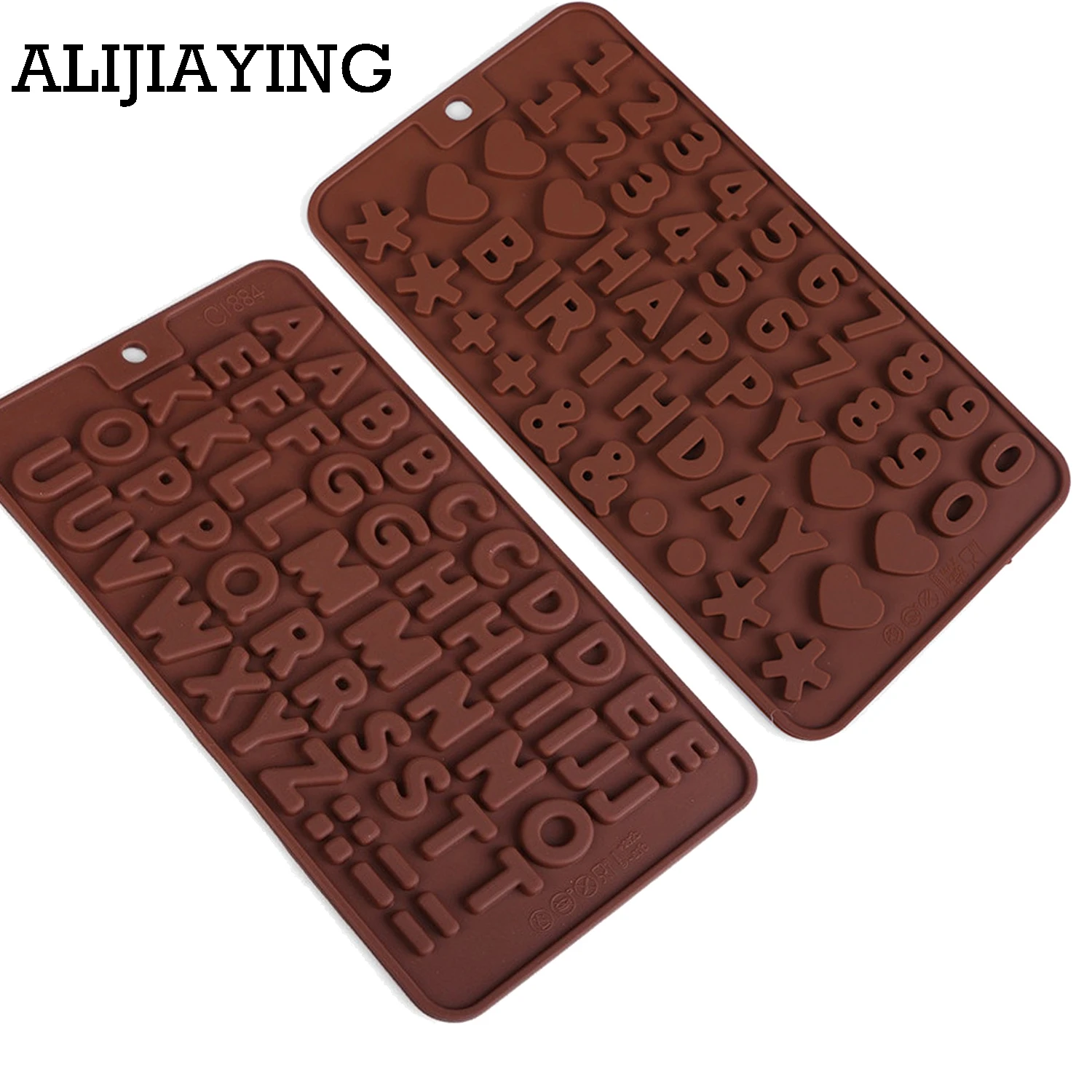 

M0187 cake decorating tools silicone chocolate mold letter and number fondant molds cookies bakeware tools