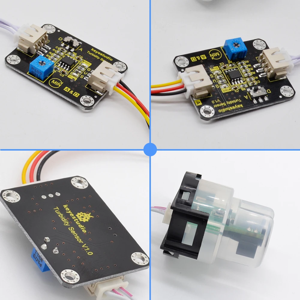 Keyestudio Turbidity Sensor V1.0 With Wires for Arduino  Water Testing