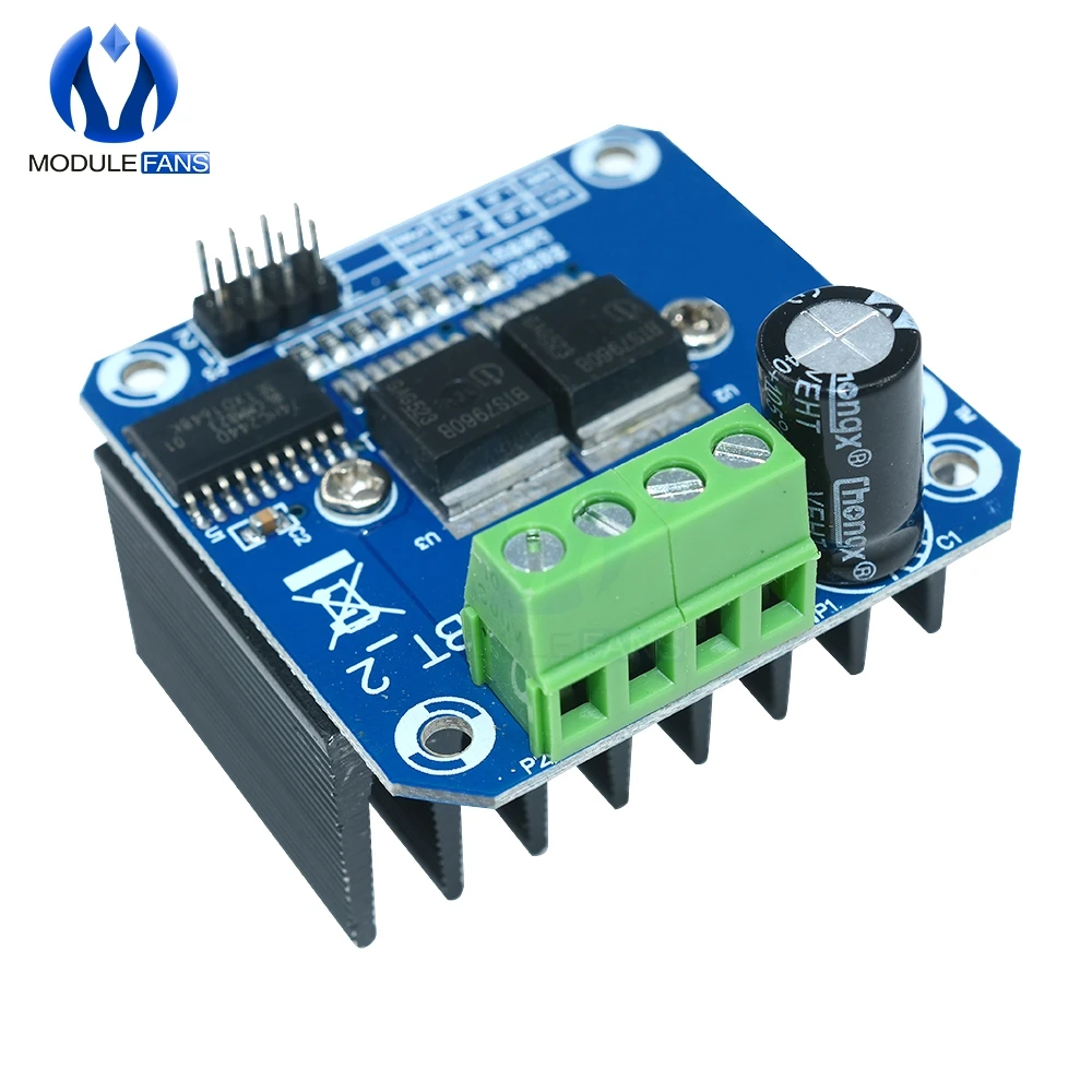 Doppel BTS7960 B BTS7960B DC 43A Schrittmotor Treiber Modul H-Brücke PWM Modul Für Arduino Smart Auto – Detail 12