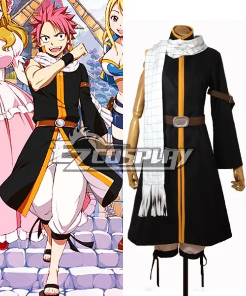 

Japanese Anime Outfit Fairy Tail Natsu Dragneel New Cosplay Costume E001