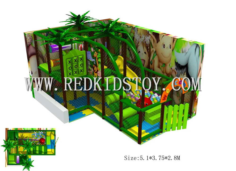 

Eco-friendly Kindergarten Indoor Playground Nursery Indoor Soft Naughty Castle HZ-50603