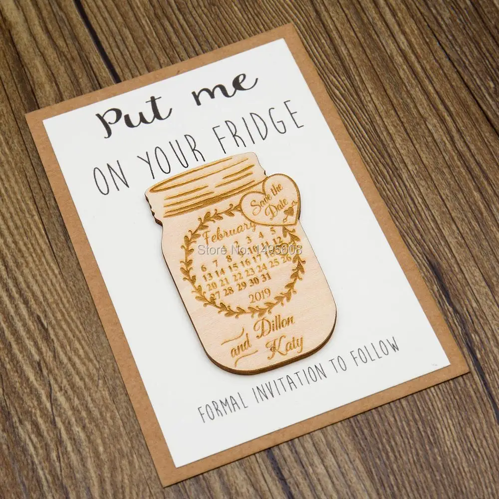 

Calendar Mason Jar Save the date, Save the date wedding, Save the date magnet, Wood save the date, Rustic save the date, Jar sav