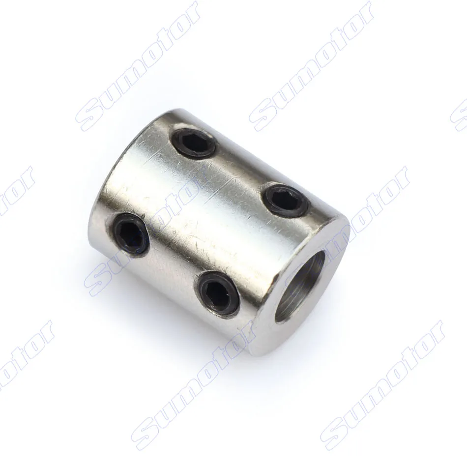 Rigid Steel coupling inner bore diameter 5mm 6mm 7mm 8mm 10mm 12mm Stable Cluth Motor shaft connecting Connect shaft coupler