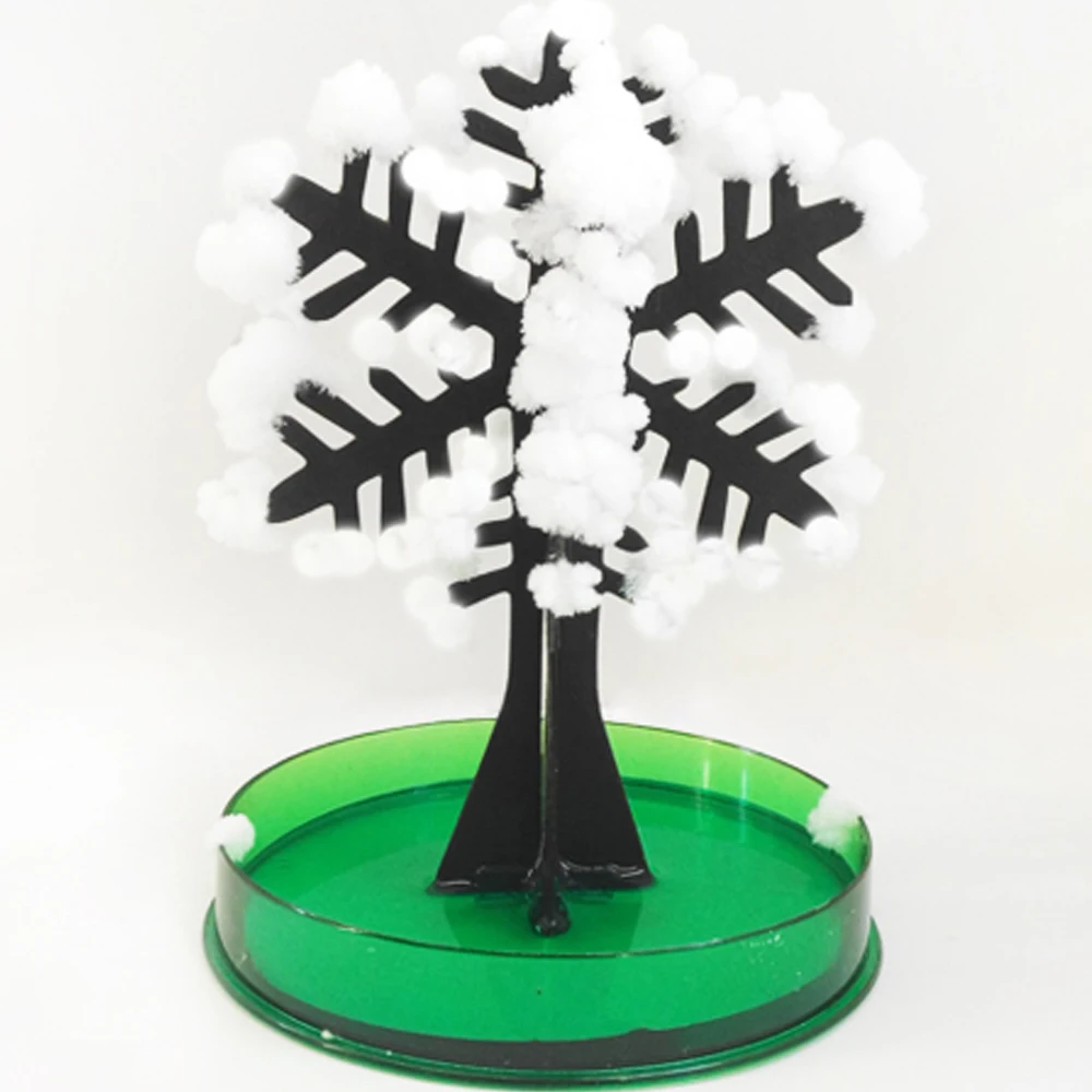 

2019 12Hx8Dcm Visual White Magic Growing Paper Snowflake Tree Snowflakes Flutter Snow Flake Flakes Trees Hot Christmas Kids Toys