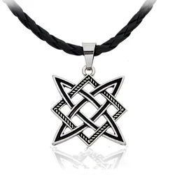 Slavic Norway Valknut Viking Svarog Square Pendant Star Rus Amulet Pendant Ancient Slavic Talisman Pendant Jewelry Pagan Hammer