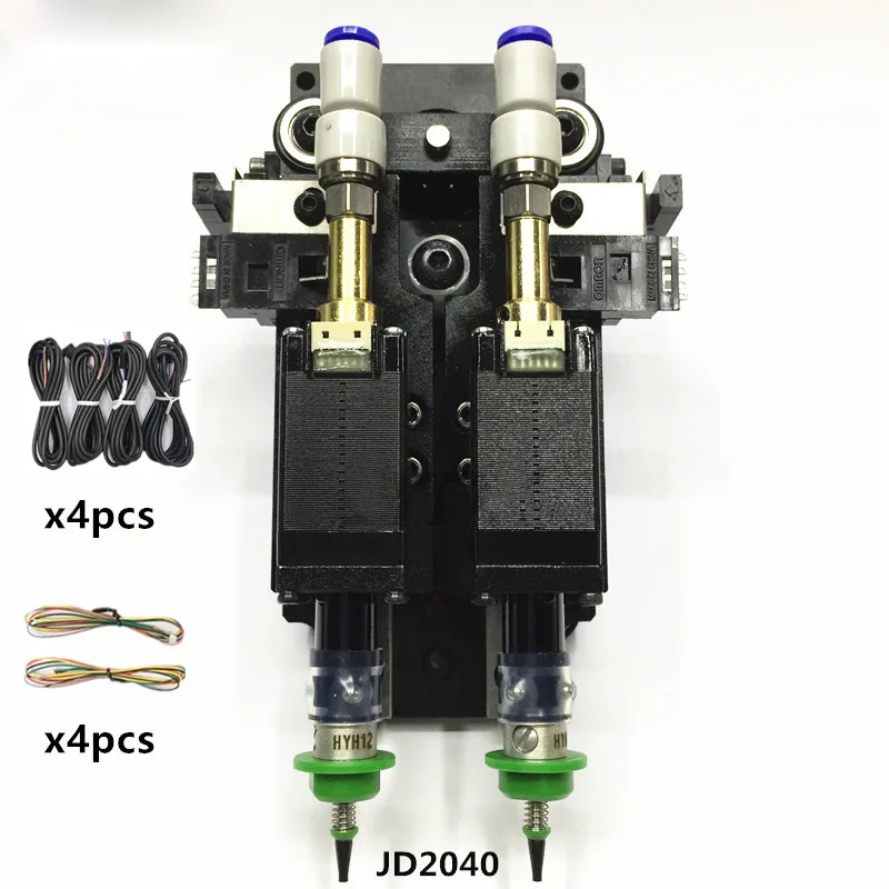 JD2040 SMT DIY mountor connector Nema8 hollow shaft stepper for pick place Double head