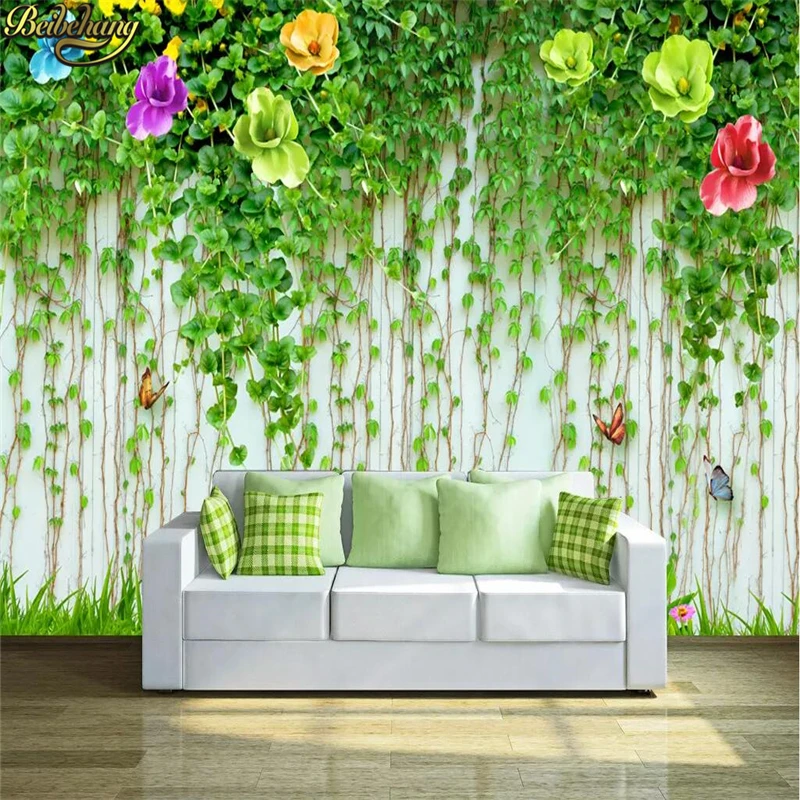 

beibehang Tapete European Painting Large Murals Custom Living Room Bedroom Garden Cottage Restaurant Tv Background Wallpaper