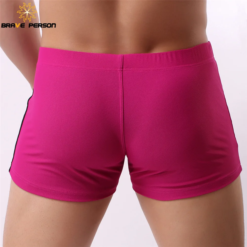 Brave Person Men\'s Sleep Bottoms Shorts Underwear Men Boxers Shorts Lounge Home Sleepwear Breathable Shorts Pajama