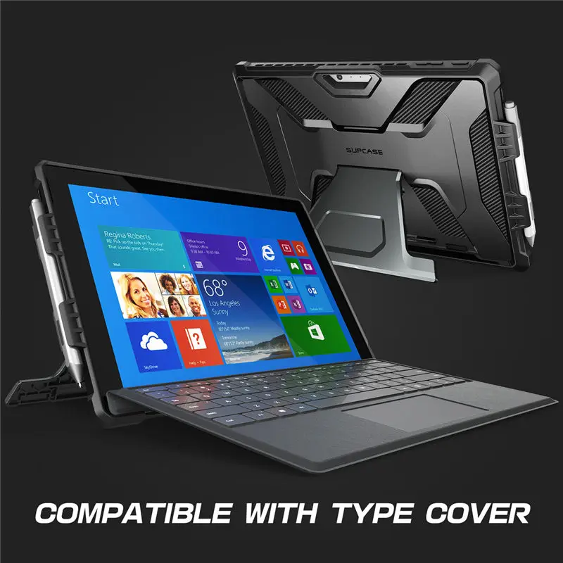 SUPCASE For Surface Pro 7 2019/Pro 6/Pro 5/Pro 4/Pro LTE Case UB PRO Full-Body Kickstand Rugged Cover,Compatible With Keyboard