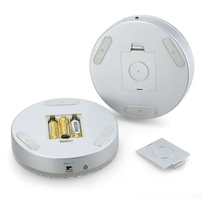 E-maxi luminator base de luz, 31 leds brancos, 8 polegadas de diâmetro, 3aa bateria operado sob vaso led base de luz