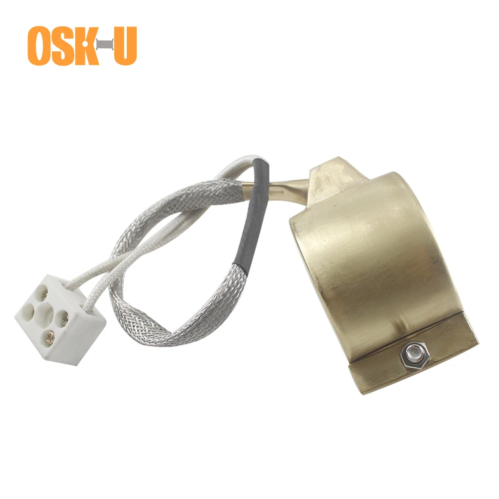 Aquecedor de faixa de latão 45mm interno 45x2 5/45x3 0/45x35mm altura elemento de aquecimento elétrico para máquina de injeção 160W/190W/220W
