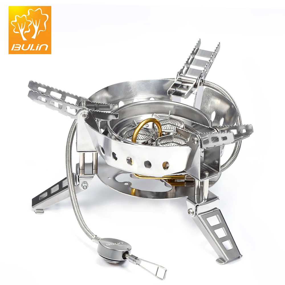 BULin BL100- B17 B16 Gas Burner 6800W Split Gas Stove For Outdoor Team Family Cooking Camping Picnic Self-driving