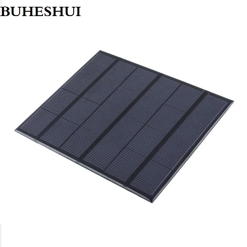 

BUHESHUI 6V 3.5W Epoxy Solar Panel Solar Cell Panel For Make Solar Light OR Other Solar Kits Study 165*135MM 10pcs Free Shipping