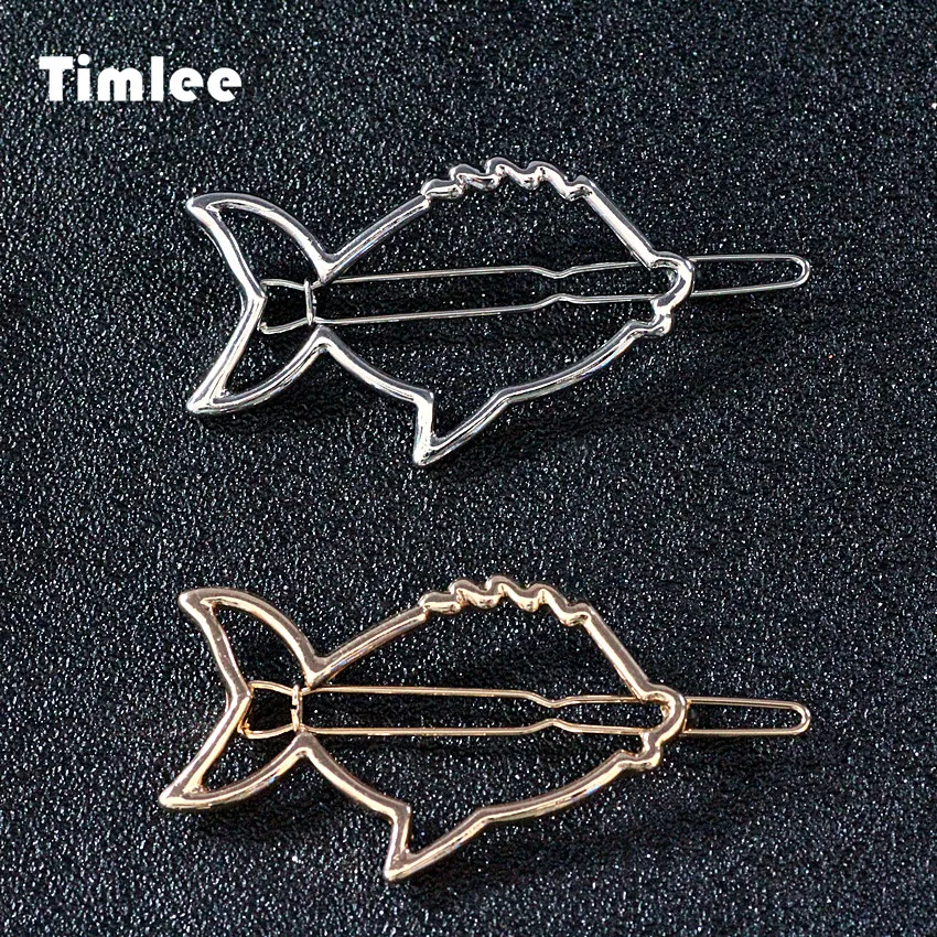 H118 lindo pez pequeño hueco pinzas para el cabello accesorio para el cabello de moda al por mayor